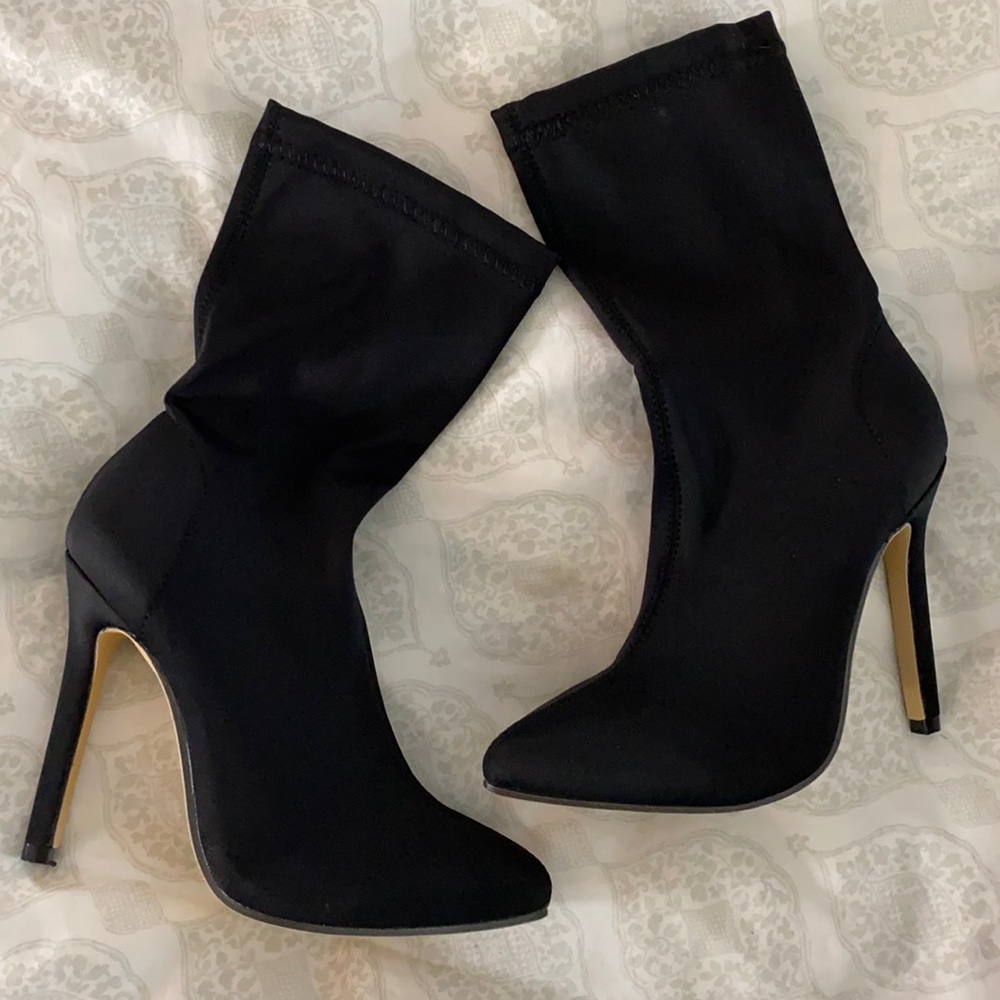 SHEIN heeled booties